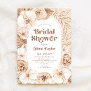 Search for boho floral bridal shower invitations Watercolor flowers