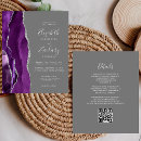 Search for plum and grey wedding invitations Elegant