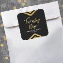 Search for geometric birthday stickers Black