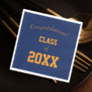 Search for navy and orange napkins Graduation