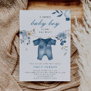 Search for blue denim baby shower invitations Jeans