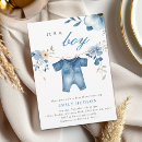 Search for blue denim baby shower invitations Jeans