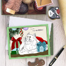 Search for white cat christmas cards Funny