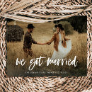 Search for just married invitations Rustic