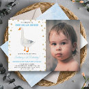 Search for boys photo birthday invitations Turning one