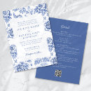 Search for blue porcelain wedding invitations Vintage
