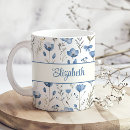 Search for blue botanical mugs Modern