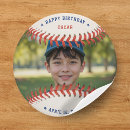 Search for baseball birthday stickers Sport