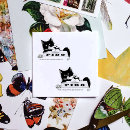 Search for kitten rubber stamps Tuxedo cat