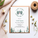Search for mountain hens party invitations Glamping