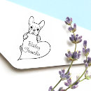 Search for french bulldog rubber stamps Animal