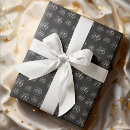 Search for 25th wedding anniversary wrapping paper Black