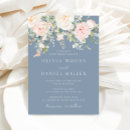 Search for dusty blue and blush invitations Vintage