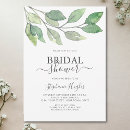 Search for greenery bridal shower invitations Rustic