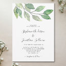 Search for simple calligraphy rustic greenery wedding invitations Foliage