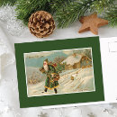 Search for santa claus postcards Snow