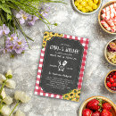 Search for gingham baby shower invitations Rustic