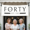 Search for 40th anniversary party decor Fortieth