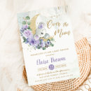 Search for purple moon baby shower invitations Whimsical