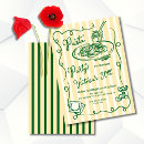 Search for pasta dinner party invitations Hand drawn