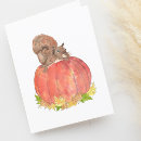 Search for funny autumn cards Watercolor