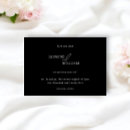 Search for black tie save the dates Minimalist