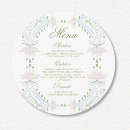 Search for diamond wedding menus Elegant