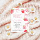 Search for berry sweet baby girl shower invitations Coquette