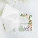 Search for green baby girl shower invitations Modern