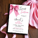 Search for bow sweet 16 invitations Feminine