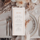Search for floral wedding menus Spring summer fall