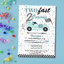 Search for sports car birthday invitations Growing up two fast