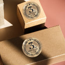 Search for business anniversary stickers Gold