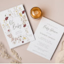 Search for dried flowers invitations Oh baby