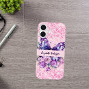 Search for purple butterfly iphone cases Girly