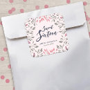 Search for elegant sweet 16 stickers 16th birthday