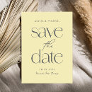 Search for yellow wedding save the dates Non photo