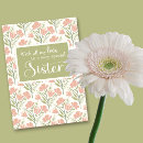 Search for sister birthday cards Feminine