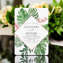 Search for geometric wedding invitations Rose gold