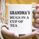 Search for tea hug in a mugs Typography