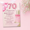 Search for 70th for her birthday invitations Elegant