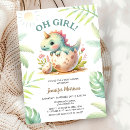 Search for dino baby shower invitations Tropical