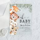 Search for woodland shower invitations Cute animals