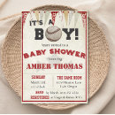 Search for sports baby boy shower invitations Rustic