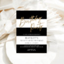Search for monochrome invitations Gold foil