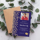 Search for dark blue invitations Blue and gold