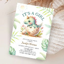 Search for dino baby shower invitations Tropical