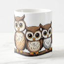 Search for cute owl art mugs Illustration