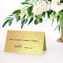 Search for gold foil place cards Luxury