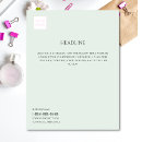 Search for sage green stationery paper Minimalist
